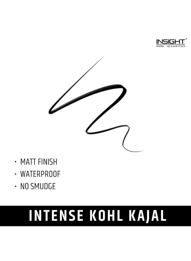 INSIGHT Intense Kohl Kajal (Black) 20g – Creamy Texture, Single Stroke Application, Quick-Drying & Waterproof for All-Day Comfortable Wear - Image 3